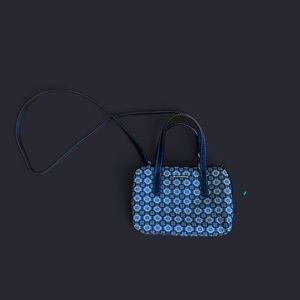 Nine West Navy Patterned Crossbody Bag